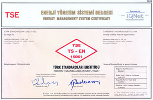 PharmaVision 16001 Energy Management System Certificate